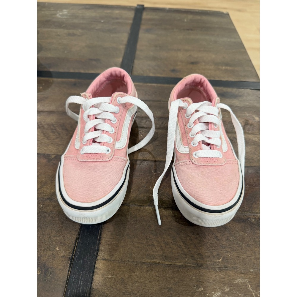 Vans Ward Low Top Pink Canvas Sneakers Kids US Missy 12.0 507698